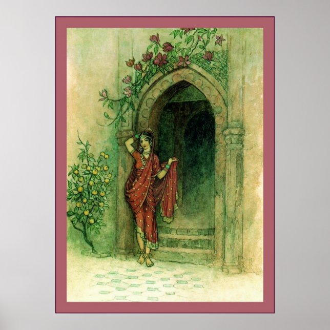 Affiche Contes populaires du Bengale ~ Art Vintage (Devant)