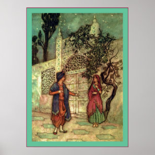 Affiche Contes populaires du Bengale ~ Beaux-Arts Vintages