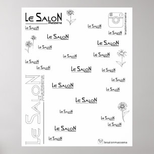 Affiche Contexte Photo Instagram Le Salon Massena