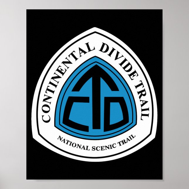 Affiche Continental Divide Trail Sign Usa _1  (Devant)