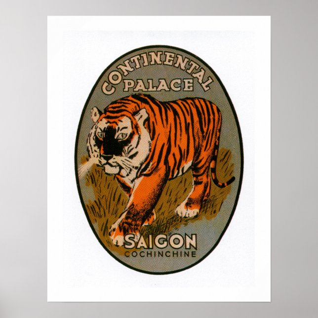 Affiche Continental Palace Hotel Saigon (toile) (Devant)