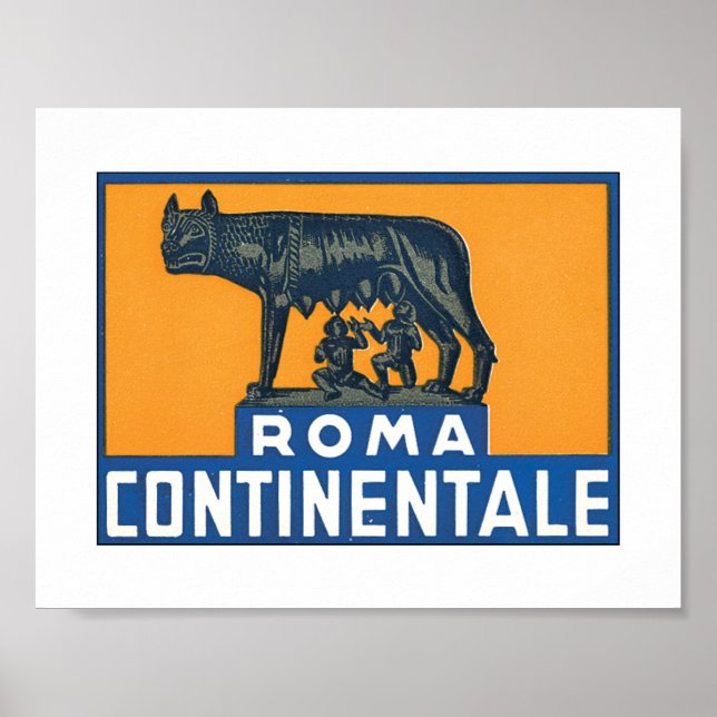 Affiche Continentale rom (Devant)