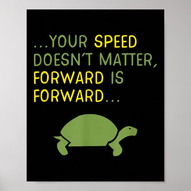 Affiche Continuer à avancer - Motivation positive (Devant)