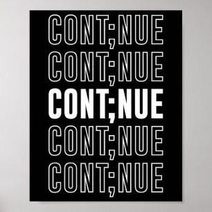 Affiche Continuer le mois de sensibilisation à la santé me