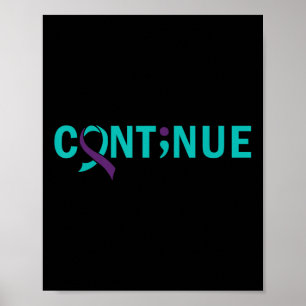 Affiche Continuez la sensibilisation à la prévention du su