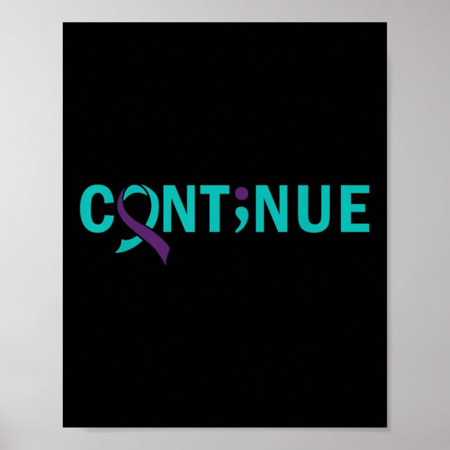 Affiche Continuez la sensibilisation à la prévention du su (Devant)