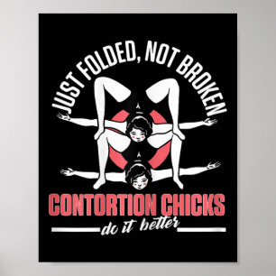 Affiche Contorsionniste Contorsion Yoga Gymnastique Aérien