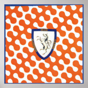 Affiche Contrada del Leocorno (Licorne) Palio