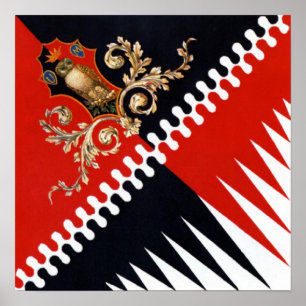 Affiche Contrada Priora della Civetta (Hibou) Palio di Sie