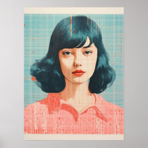 Affiche Contraste audacieux : Symphonie du style et de la