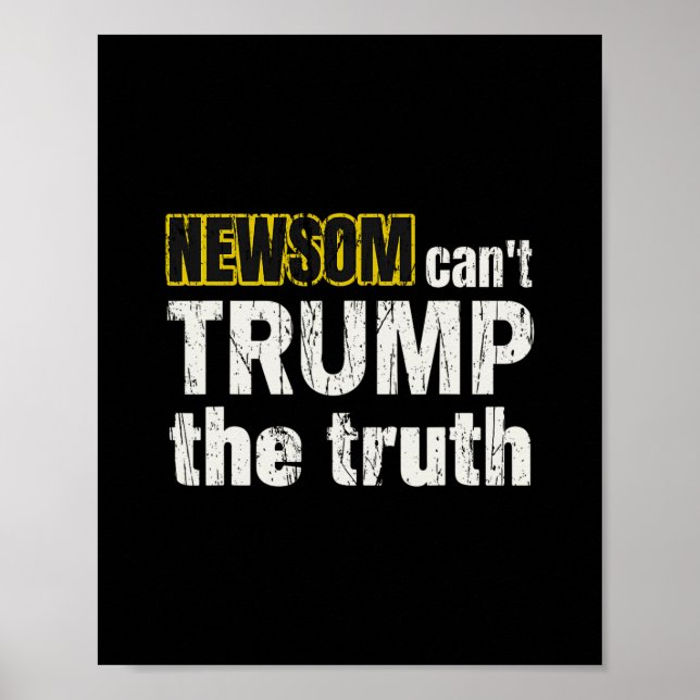 Affiche Contre Gavin Newsom  (Devant)