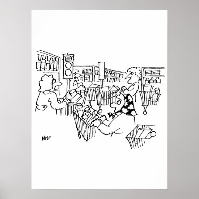 Affiche Contrôle de la circulation feux de circulation dan (Devant)