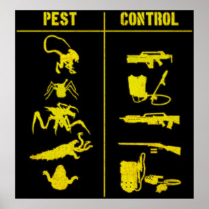Affiche Contrôle des parasites