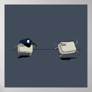 Affiche Contrôle/évasion