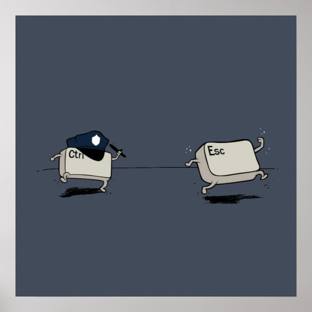 Affiche Contrôle/évasion (Devant)