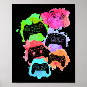 Affiche Contrôler tous les joueurs de jeu vidéo Lover cont