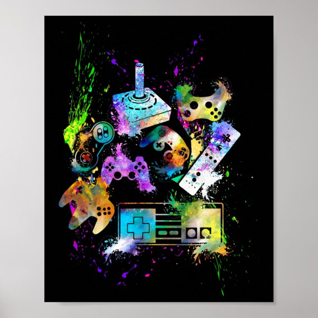 Affiche Contrôler Toutes Les Choses Video Game Controller  (Devant)