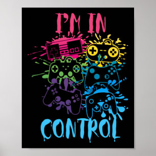 Affiche Contrôler Toutes Les Choses Video Game Controller 