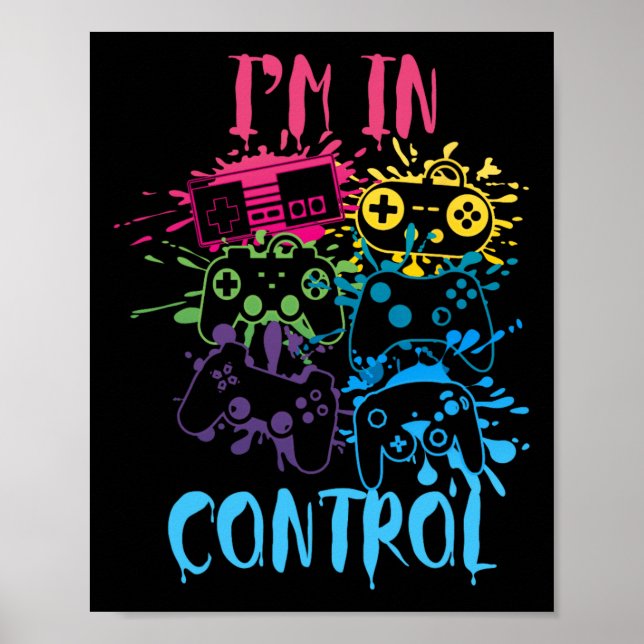 Affiche Contrôler Toutes Les Choses Video Game Controller  (Devant)