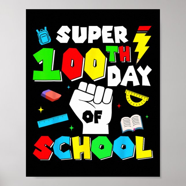Affiche Contrôleur De Jeu Niveau 100 Jours De L'École Déve (Devant)