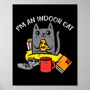 Affiche Contrôleur de jeu pour chat d'intérieur Hommes Piz