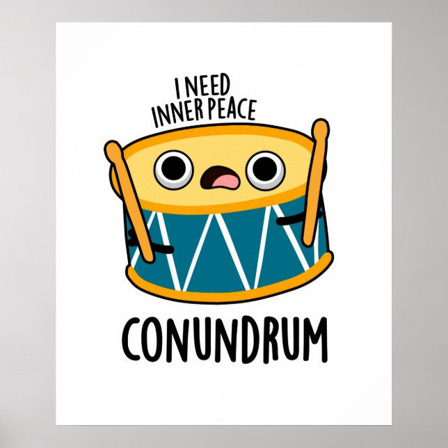 Affiche Conundrum Fundy Drummer Drum Pun (Devant)