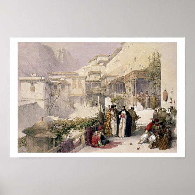 Affiche Convent of St Catherine, Mount Sinai, février 17 (Devant)