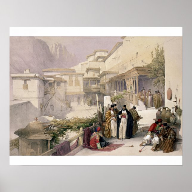 Affiche Convent of St Catherine, Mount Sinai, février 17 (Devant)