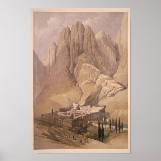 Affiche Convent of St. Catherine with Mount Horeb. Feb. 11 (Devant)