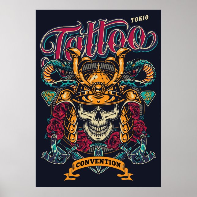 Affiche Convention de Tokyo sur le tatouage (Devant)