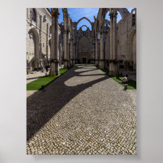Affiche Convento do Carmo in Lisbon