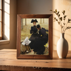 Affiche Conversation au Jardin du Luxembourg