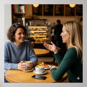 Affiche Conversation Café