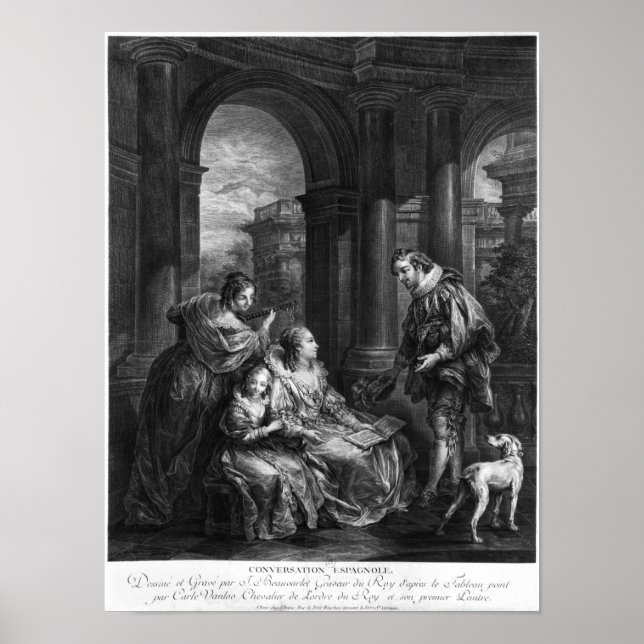 Affiche conversation espagnole (Devant)