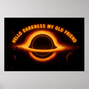 Affiche Conversation Interstellaire Trou Noir