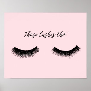 Affiche Conversation Lash - Ces Lashes Tho'