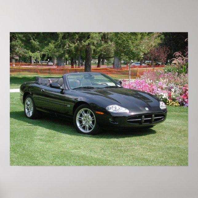 Affiche Convertible Jaguar XK8 (Devant)