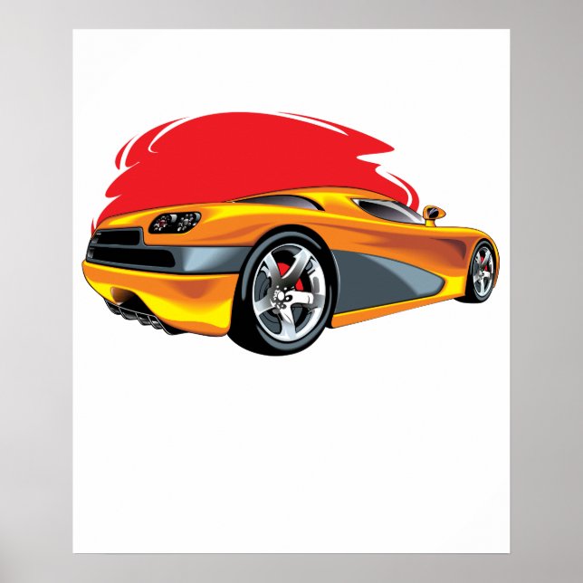 Affiche convertir voiture (Devant)