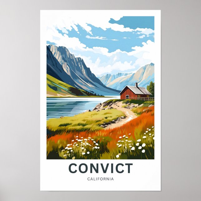 Affiche Conviction California Travel Print (Devant)