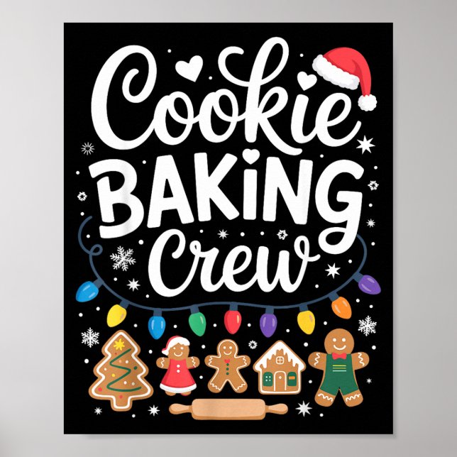 Affiche Cookie Baking Crew Holiday Squad Gingerbread Chris (Devant)