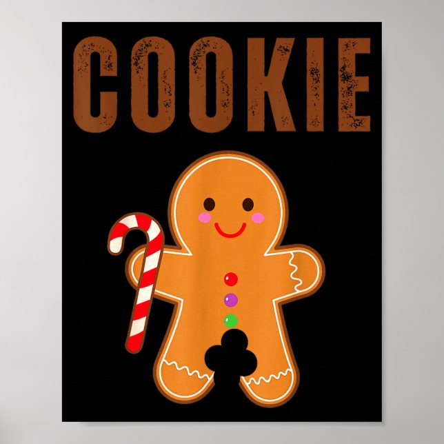 Affiche Cookie Eater Funny Christmas Couples Matching  (Devant)