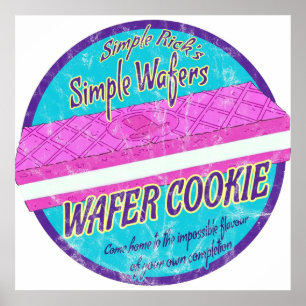 Affiche Cookie simple en osier