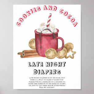 Affiche Cookies au gingembre et cacao Jeu des couches tard