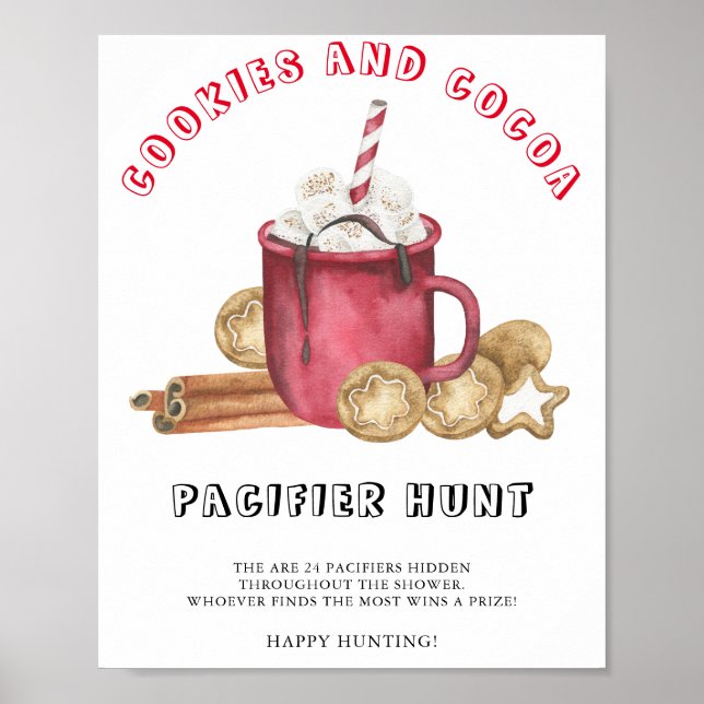 Affiche Cookies au gingembre - jeu de chasse à la tétine p (Devant)