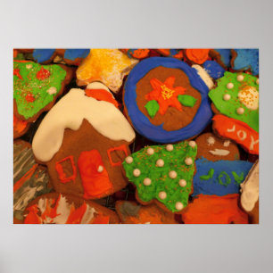 Affiche Cookies au pain d'épice givré