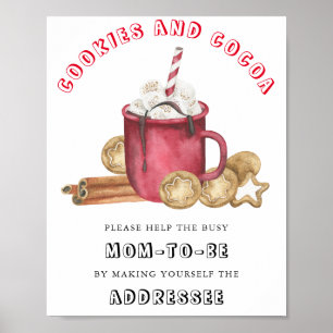Affiche Cookies & Cocoa - Aidez la future maman occupée