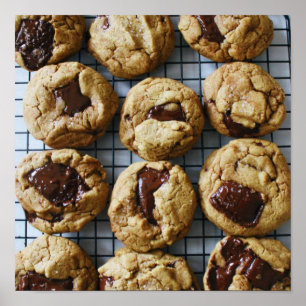 Affiche Cookies de chips au chocolat