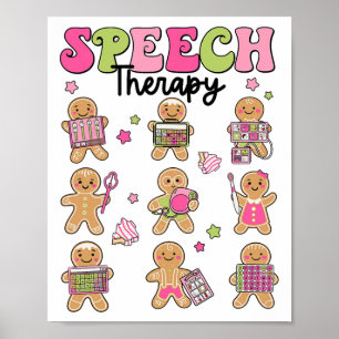 Affiche Cookies de gingembre amusants pour thérapie orthop