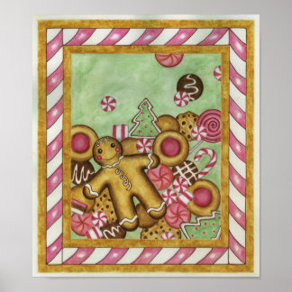 Affiche Cookies de Noël Art Imprimer l'affiche