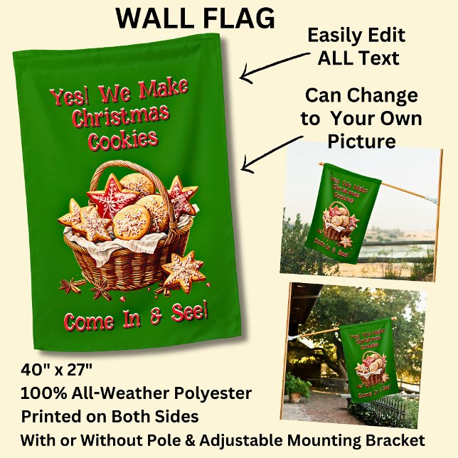 Affiche Cookies de Noël entièrement modifiables (Créateur téléchargé)